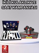 Resim NOY Gamer Oyuncu Seti Bluetooth Kulaklık Ucuz Kaliteli Yeni Nesil Akıllı Saat 