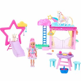 Resim Nessiworld Barbie a Touch of Magic Chelsea ve Pegasus Oyun Seti HNT67 