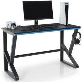 Resim Stepgamer Nax Rgb Ledli Profesyonel Oyuncu Masası Siyah 