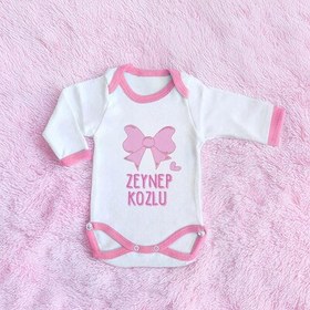 Resim Fiyonk Desenli Kız Bebek Zıbını 