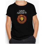 Resim Amon Amarth Skull Siyah Çocuk Tişört Siyah 