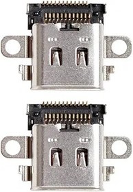 Resim iParto Nintendo Switch için 2 Paket Yedek Tip C Bağlantı Noktası USB C Şarj Portu Şarj Soketi Konektör Değiştirme Onarım Kiti NS Anahtar Güç Şarj Şarj Şarj Aleti DC Jak Soketi Aletli 