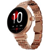 Resim woodhub Aura Bluetooth 5.2 IP68 AMOLED 1.04 inç Arama Özellikli Nabız Spor Takibi 27mm Akıllı Saat Altın ? 