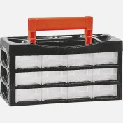 Resim Wisent Sortus Çekmeceli Kutu CD P 12, Siyah 