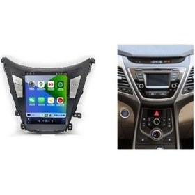 Resim Hyundai Elantra Tesla 2011-2014 8gb Ram 64gb Hafıza 4 Çekirdek Carplay Kamera Android Multimedya 9" 