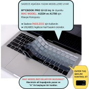 Resim McStorey Laptop Macbook Pro Klavye Kılıf US(ABD) İngilizce Baskılı A1534 A1708 ile Uyumlu Ombre 