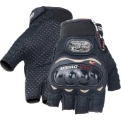 Resim Pengfushop5 Siyah - Yarım Parmak Stili M Beden Kadın Eldivenleri Motosiklet Sürme Bisiklet Bisiklete Binme Araba Sürüş Yürüyüş Avcılık Eğitimi Açık Yürüyüş Avcılık Eğitim Eldivenleri Mcs-21 (Yurt Dışından) 