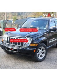 Resim Jeep Cherokee 2002-2008 Yıl Aralığı Uyumlu Kaput Rüzgarlığı 4mm Siyah 