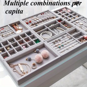 Resim Bahar Festivali Promosyonu! Takı Kutu Seti Takı Gösteri ve Depolama Kutusu Yüzük Küpe Bilezik Depolama Çekmecesi Düzenleme Ev Depolama Düzenleme Yeni Yıl Düzenleme Yeni Yıl Düzenleme Kolye Depolama Yüzük Depolama Takı Depolama Hafif Lüks Depolama Kutusu Ev Depolama Kutusu Çekmecede Depolama Sevgililer Günü Depolama, Takı Tepsileri 
