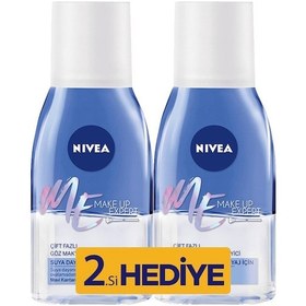 Resim Nivea Çift Etkili Göz Makyaj Temizleyici 2 x 125 ML 