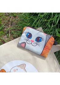 Resim Utterly Good Kedili Bez Çanta Seti Kalem Hediyeli Bez Çanta Bez Kalem... 