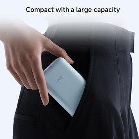 Resim Xiaomi Power Bank 10000mAh (Entegre Kablo) 22.5W Mavi 