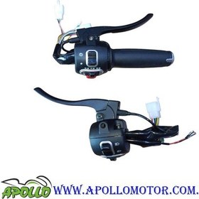 Resim E-bike Kasalı Kumanda Paneli Seti Elcik Yeni Model Nıkel Çok 