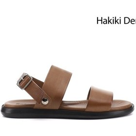 Resim Gönderi(R) Gönderi R Erkek Ceviz Tokalı Hakiki Deri Comfort Sandalet Dyma83242829 