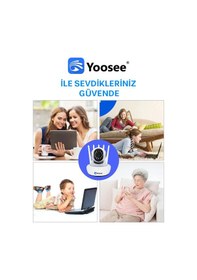 Resim Yoosee Mini Otomatik Ev Güvenlik Kapalı Ip Kamera Gözetim Kablosuz WIFI 