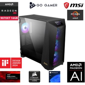 Resim Go Gamer Prospect PS01/Ryzen 7 7800X3D/X870/64GB DDR5 6000Mhz Ram/RX 9070XT 16GB/2TB 14000-14700/360mm/W11P 