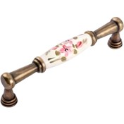 Resim Doğanlar Krem Olifka Joint Porselen 017 Desenli 128 mm Kulp (04 211 304049128 KP017) 