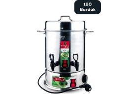 Resim Lines Yonca Çakır Çay Makinesi Semaver & Elektrikli Çay Otomatı 160 Bardak 
