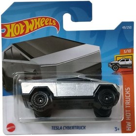 Resim HOT WHEELS Tesla Cybertruck Die Cast Gri 