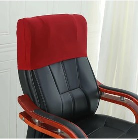 Resim Topshop1 1 Adet Yüksek Esnekli Ofis Sırtlık Kılıfı Wine Red Renk Toz Geçirmez Yıkama Şarap Kırmızısı 