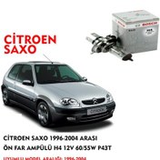 Resim CİTROEN SAXO 1996-2004 ARASI ÖN FAR AMPÜLÜ H4 12V 60/55W P43T 