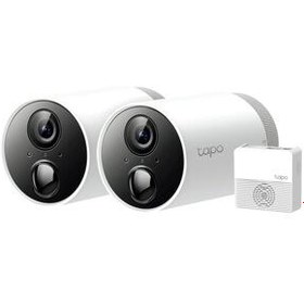 Resim TP-Link Tapo C400S2 2MP Smart Wire-Free Security Battery Camera System, Water & Dust Resistant, Works with Alexa & Google Home, 1080p Full HD, 180-Day Battery Life, 2 Way Audio, IP65, Night Vision 