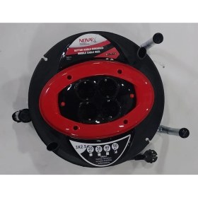 Resim Novax 4lü Grup Makaralı Uzatma Kablo 3x2.5 50MT 