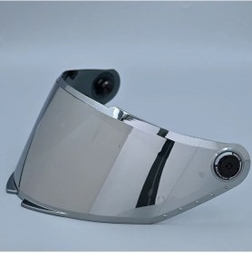 Resim Chuangyinshop Mt Thunder 4 Sv Stınger 2 Mt-v-28b Silvery Motorcycle Visor Shield Multi-color Gradient Blue Purple Pink Orange Yüksek Kaliteli Lens 