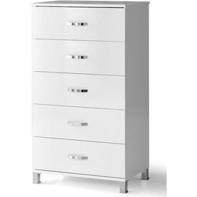 Resim Ekonomik Yüksek 5 Çekmeceli Şifonyer Kurulu 73x45x125cm 001 