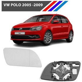 Resim VW Polo Sağ Dış Ayna Camı Yolcu Tarafı 2005 -2009 