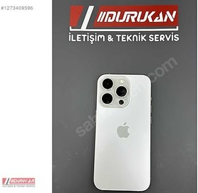 Resim Apple iPhone 15 Pro İkinci El YD | 128 GB | Beyaz 