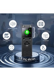 Resim Kingboss Hs-32 Mp3 Çalar Ses Kayıt Cihazı 32GB (+64GB-takılı değil) Çift Hoparlör, Kristal Mikrofon, 75 Saat 