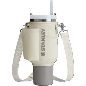 Resim Stanley The All-day Quencher Carry-all 1.18l / 40oz Cream Termos As1013090011 Krem 
