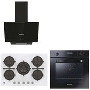 Resim Turbolu Siyah Ankastre Set (3051BI - HVG74WK3W - HDG6C1GWTK) Hoover