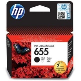 Resim HP 655 Black Siyah Kartuş Cz109ae 