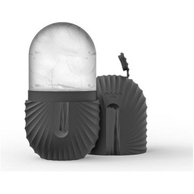 Resim Vkemall Cilt Bakımı İçin Yenilikçi Yüz Buz Masaj Aleti - Siyah Kabuk Desenli Dıy Buz Makarası 