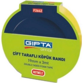 Resim 19 Mm X 3 Metre Çift Taraflı Köpük Bant 19x3 F2642 