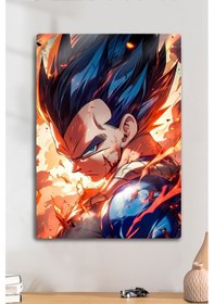 Resim Metal Baskı - Vegeta Dragon Ball, Anime Manga Serisi, Dekoratif Tablo 