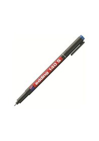 Resim Edding 140s Cd Asetat Kalemi İnce Mavi 10'lu Mavi 