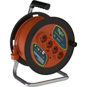 Resim Bylion Bylıon Makaralı Uzatma Kablosu 3*1.5mm² 20 Mt. Turuncu Kablo - Işıklı 