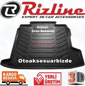 Resim Astra H Bagaj Havuz Paspası 3D Siyah Sedan 2007-2015 Aras Rizline N11.1203 