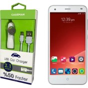 Resim Case Man Vodafone Smart 6 Araç Şarj Cihazı Adaptör + Data Kablosu Hızlı Şarj Özellikli 