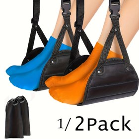 Resim Uçaklar, Ayak Desteği, Uçuşlar İçin Seyahat Ayak Desteği, Askılı Bacak Hamağı, Kayışlı, Taşınabilir Seyahat Aksesuarı, Uçaklarda, Trenlerde ve Ofislerde Kullanım İçin Ayarlanabilir Yükseklik. 