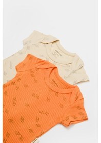 Resim BabyCosy Organik Modal Fil Baskılı 2 Li Kısa Kollu Badi Csym11217 001 