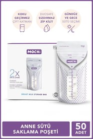 Resim Mochi - Anne Sütü Saklama Poşeti 50'li Paket 