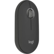 Resim Logitech M350s Pebble Mouse 2 İnce Bluetooth Kablosuz Mouse, Taşınabilir, Hafif, Özelleştirilebilir Tuş, Sessiz Tıklama, Windows, macOS, iPadOS, Android, Chrome İşletim Sistemleri, Easy-Switch, Siyah 