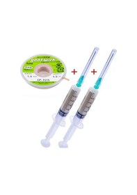 Resim Goot Wick Cp-2015 Örgülü Lehim Sökme Teli 1,5 Mm X 1,5 Mt Fluk Lehim Toplama Set04 