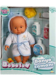 Resim Sunman Bebelou Banyo Zamanı Bebek 35 Cm 