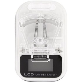 Resim Pil Şarj Cihazı Usb Bağlantı Noktalı Seyahat Lcd Cep Telefonu Pil Şarj Cihazı 