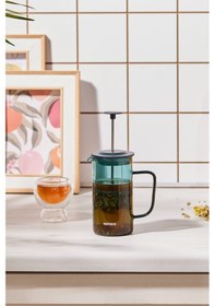 Resim Karaca Valentina Borosilikat Cam French Press 350 ml Green 
